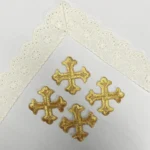 Καρέ αρτοκλασίας λευκό σχέδιο 3