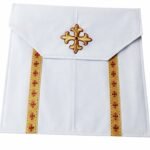 Λευκή θήκη προσφόρου σχέδιο 4