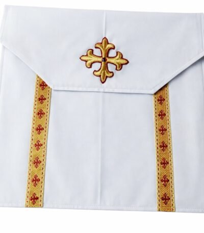 Λευκή θήκη προσφόρου σχέδιο 4