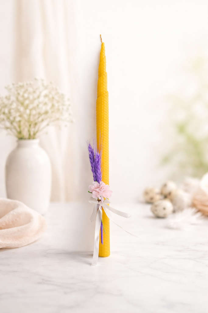 Λαμπάδα “Ανοιξιάτικο μπουκέτο"