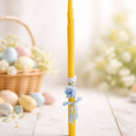 Λαμπάδα "Το μπλε νούφαρο"