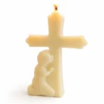Παιδικό κεράκι προσευχῆς ἀπό καθαρό κερί ἤ κερί σόγιας