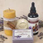 Σετ δώρου σαπούνια, λεβαντέλαιο και κερί από κηρήθρα