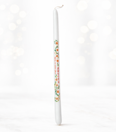 Λαμπάδα Παραφίνης Λευκή