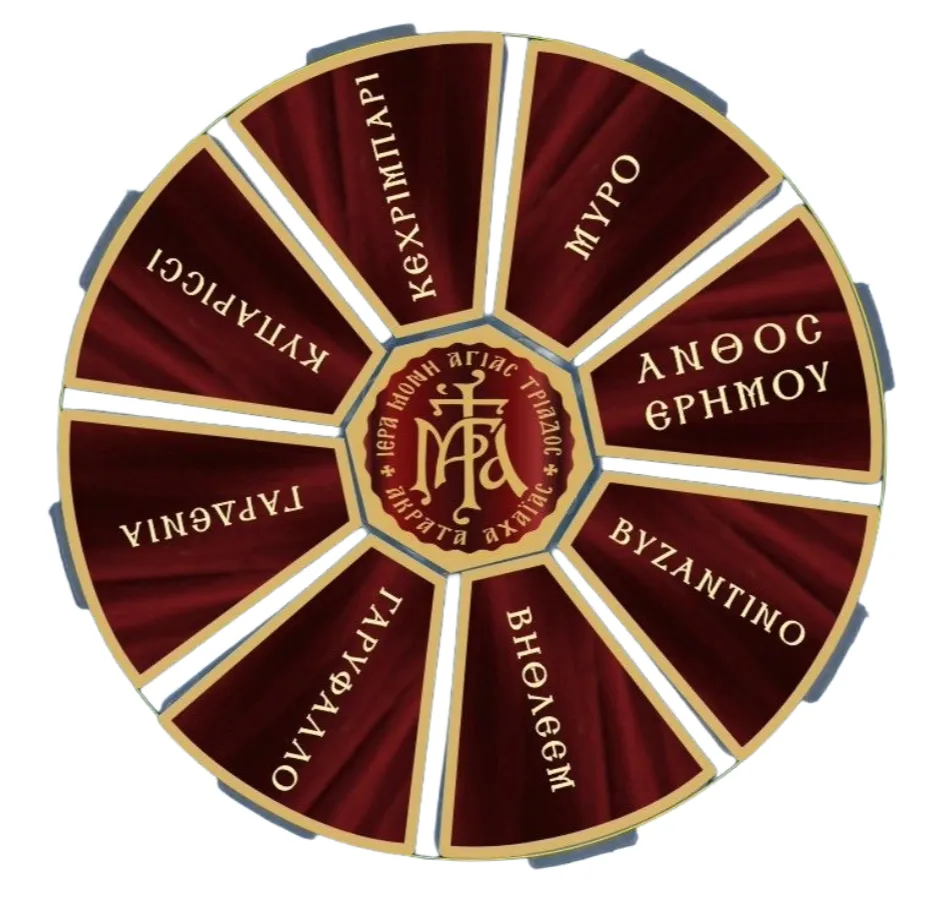 Θήκη θυμιάματος οχτώ αρωμάτων