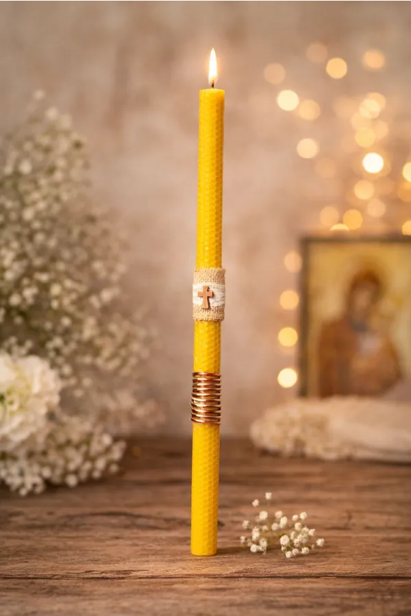 Λαμπάδα "Ξύλινος Σταυρός"