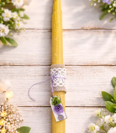 Λαμπάδα κηρήθρας "Πασχαλιά"