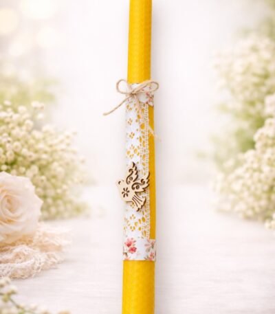 Λαμπάδα "Ξύλινο περιστέρι"