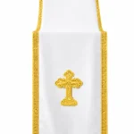 Αναστάσιμο προσκυνητάρι λευκό-χρυσό 1