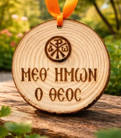 Ξυλαράκι “Μεθ’ ἡμῶν ὁ Θεὸς”