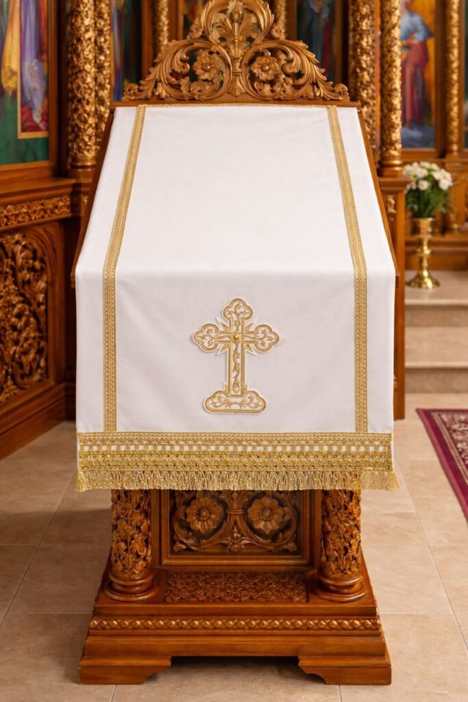 Αναστάσιμο μικρό προσκυνητάρι λευκό 1