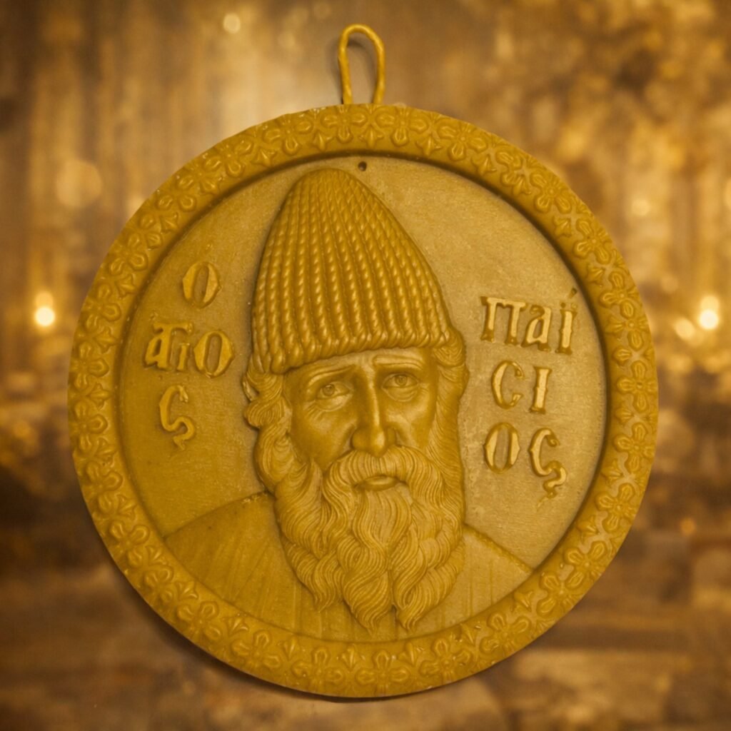 Άγιος Παϊσιος-κέρινη εικόνα