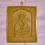 Παναγία-κέρινη εικόνα