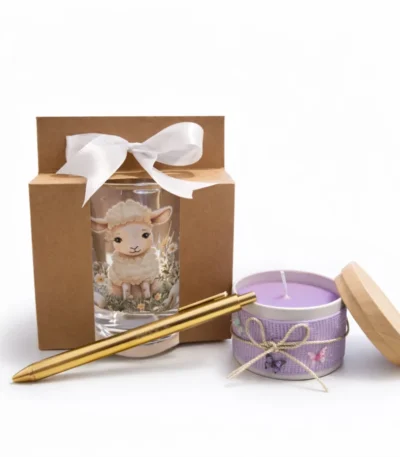 Σετ παιδική κούπα, στυλό και κερί