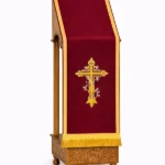 Προσκυνητάρι μπορντώ-χρυσό 2