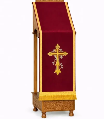 Προσκυνητάρι μπορντώ-χρυσό 2