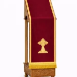 Προσκυνητάρι μπορντώ-χρυσό 1