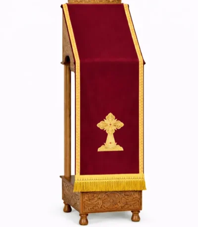 Προσκυνητάρι μπορντώ-χρυσό 1