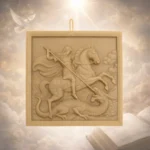 Κέρινη εικόνα Αγίου Γεωργίου