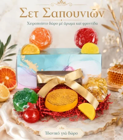 Σετ Χειροποίητων Σαπουνιών