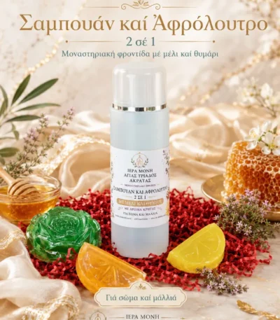 Σαμπουάν - Αφρόλουτρο και χειροποίητα αρωματικά σαπουνάκια