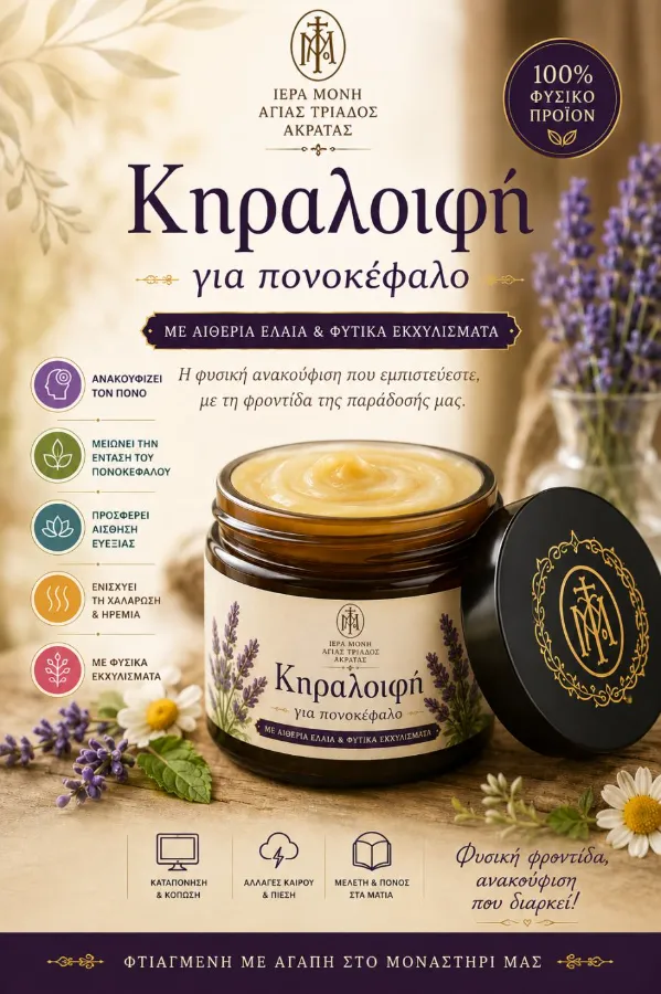 Κηραλοιφή για πονοκέφαλο Κηραλοιφή για πονοκέφαλο