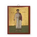Εἰκόνα Ἁγίου Στεφάνου τοῦ Πρωτομάρτυρος – ξύλινη εἰκόνα μὲ κρεμαστάρι