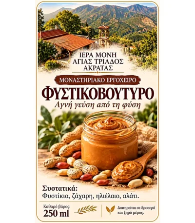 Φυστικοβούτυρο μοναστηριακό