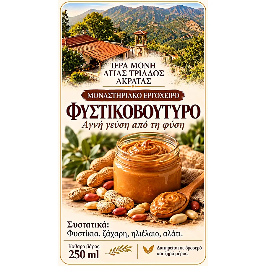 Φυστικοβούτυρο μοναστηριακό